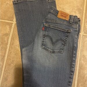 Levi's Blue Straight Jeans
